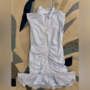 Veronica Beard blue and white striped dress size 6